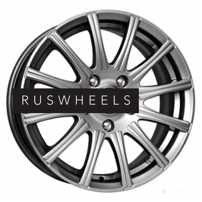 Диски КИК 5x13/4x100 ET35 D67,1 Сиеста (КС477) Дарк платинум Диски КИК 5x13/4x100 ET35 D67,1 Сиеста (КС477) Дарк платинум