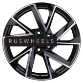 Диски Khomen Wheels 7x17/5x114,3 ET45 D60,1 KHW1714 (Changan/Geely/Lexus/Toyota) Black-FP