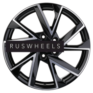 Диски Khomen Wheels 7x17/5x114,3 ET45 D60,1 KHW1714 (Changan/Geely/Lexus/Toyota) Black-FP
