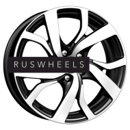 Диски КИК 6,5x16/5x105 ET38 D56,6 Палермо-оригинал (КС607) Алмаз черный